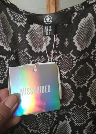 Шикарная блуза в хищный принт от missguided, p. 123 фото