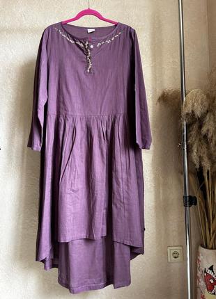 The shop 16 р бавовняна сукня з вишивкою5 фото