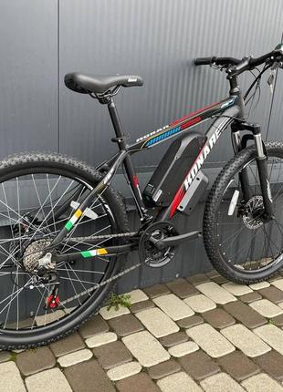 Електровелосипед cubic-bike konar 26" black/red 450 w 8 ah 48v panasonic4 фото