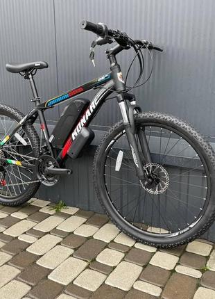 Электровелосипед cubic-bike konar 26" black/red 450w 8ah 48v panasonic