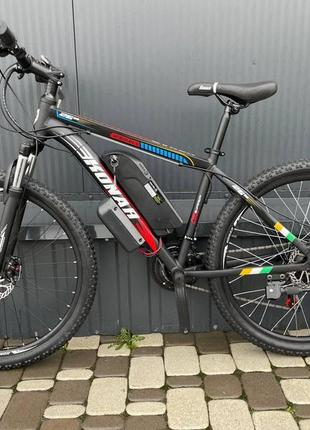 Електровелосипед cubic-bike konar 26" black/red 450 w 8 ah 48v panasonic3 фото