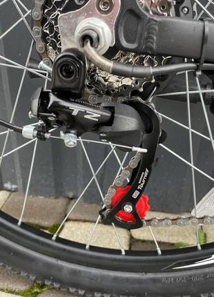 Електровелосипед cubic-bike konar 26" black/red 450 w 8 ah 48v panasonic9 фото