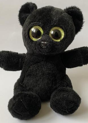 М'яка іграшка чорний ведмедик/пантера3 фото