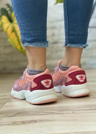 Sale! кроссовки женские adidas falcon розовые3 фото