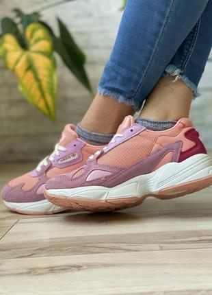 Sale! кроссовки женские adidas falcon розовые6 фото