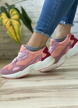 Sale! кроссовки женские adidas falcon розовые7 фото