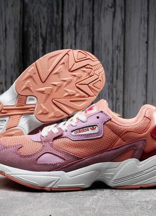 Sale! кроссовки женские adidas falcon розовые9 фото