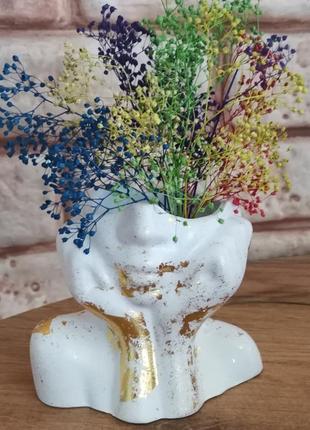 Кашпо "лола". декор.ваза.