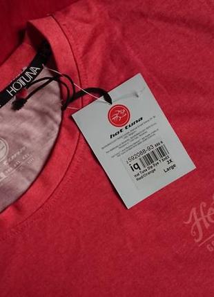 Брендовая фирменная хлопковая футболка кру ого австралийского бренда hot tuna,оригинал, новая с бирками.5 фото