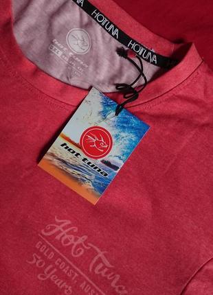 Брендовая фирменная хлопковая футболка кру ого австралийского бренда hot tuna,оригинал, новая с бирками.7 фото