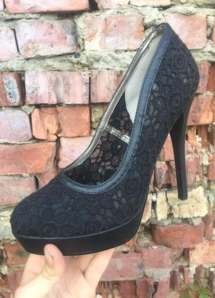Туфельки гіпюр літні