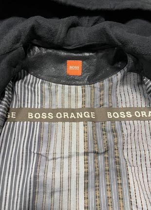 Шкіряна куртка hugo boss orange8 фото