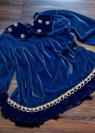 Нова велюрова сукня