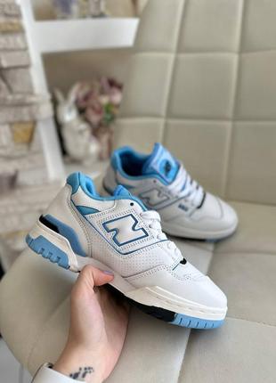 Кроссовки new balance 550 white blue