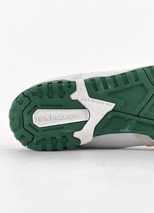 👟кроссовки женские new balance 550 white &amp; green👟