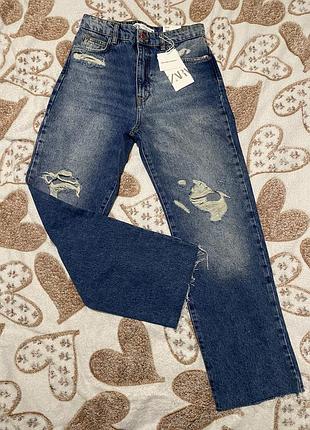 Джинси straight zara