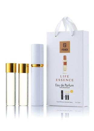 Міні-парфуми з феромонами чоловічий fendi life essence 3х15 мл1 фото
