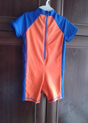 Гидрокостюм костюм для плаванья аквакостюм детский эластик bluezoo 9-12 м-цев нюансы2 фото