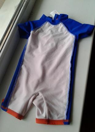 Гидрокостюм костюм для плаванья аквакостюм детский эластик bluezoo 9-12 м-цев нюансы4 фото