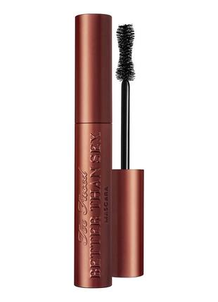 Туш для вій too faced better than sex volumizing &amp; lengthening mascara - chocolate3 фото