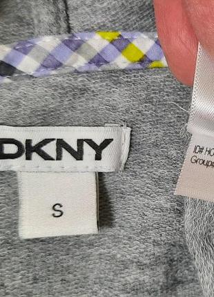 Кардиган кофта dkny р. s бавовна з карманами з капюшоном10 фото