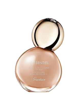 Тональна основа для обличчя guerlain l'essentiel natural glow foundation 16h wear spf 20, 00n, 01n light 30ml