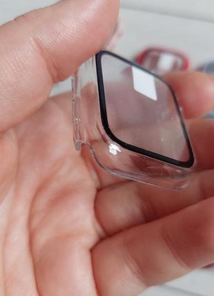 Защитное стекло, бампер для apple watch 40mm 45mm5 фото