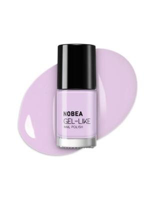 Nobea day-to-day gel-like nail polish лак для нігтів з гелевим ефектом, 6 мл1 фото