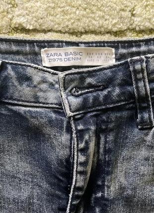 Zara basic z1975 denim slim fit джинси3 фото