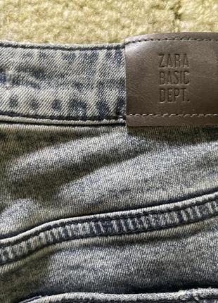 Zara basic z1975 denim slim fit джинси6 фото