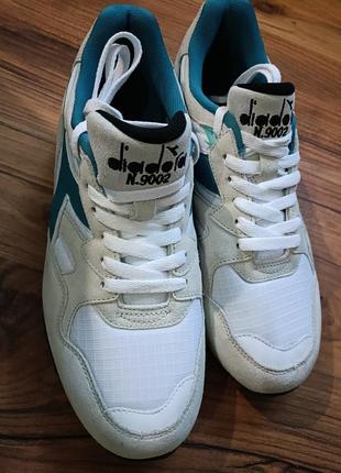 Kроссовки стильные оригинальные беговые культовые diadora n.9002 made in italy