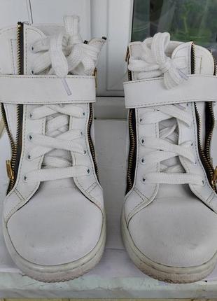 Кожаные кеды кроссовки сникерсы 38 р. (25 см)6 фото