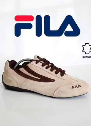 Fila низкие кроссовки натуральный замш оригинал!1 фото