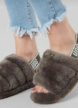 Босоножки тапочки ugg fluff yeah slide2 фото