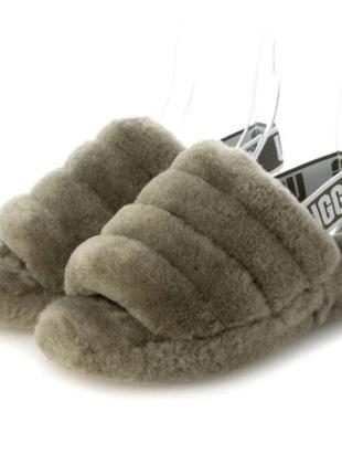 Босоножки тапочки ugg fluff yeah slide3 фото