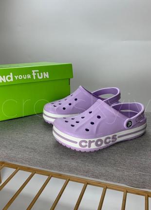 Сабо crocs bayaband lavender. є 12 кольорів
