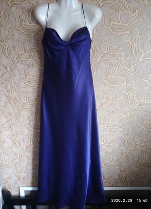 (124)красивый длинный сарафан yessica/размер s