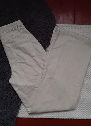 Штани, джинси 👖 bershka светлые, широкие, прямые