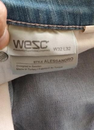 Мужские джинсы штаны wesc w32/l325 фото