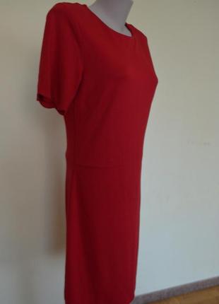 Очень красивое трикотажное красное платье5 фото
