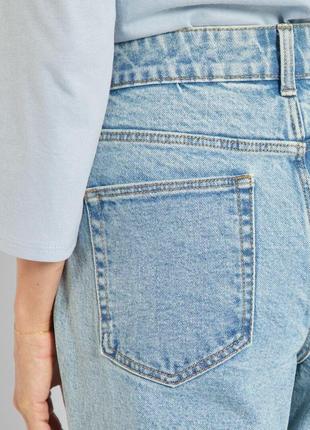 Джинси жіночі kiabi mom штани із завищеною талією6 фото