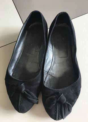 Балетки італія натуральна замша