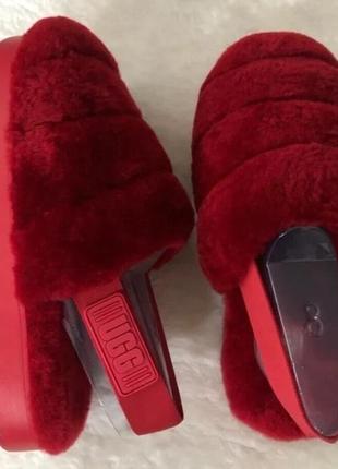 Босоножки мюли super fluff slipper ugg4 фото