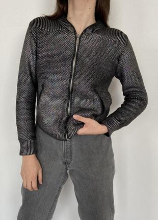 Diesel knit women’s bomber jacket женская куртка бомбер вязаный дизель редкий размер s с3 фото