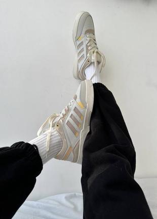 Adidas drop step yellow/beige3 фото