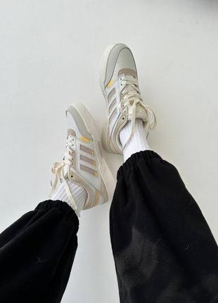 Adidas drop step yellow/beige2 фото