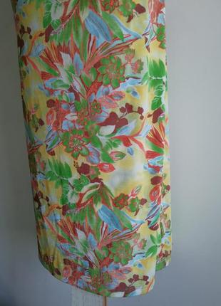 🌹юбка миди в цветочный принт 🌹 юбка в нежно- пастельный принт🌹4 фото