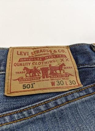 Джинси levis 501/джинсы/штани/левіс6 фото