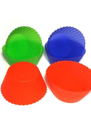 Силиконовые формочки magickitchen №363 для кексов и маффинов набор 6 шт