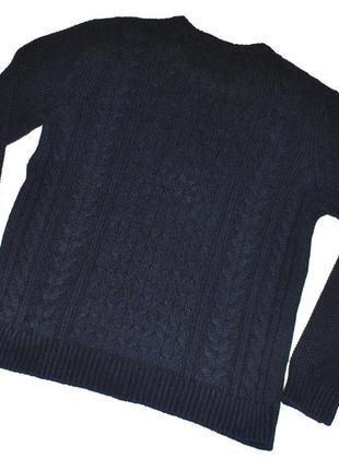 Теплый вязанный мужской свитер от f&f3 фото